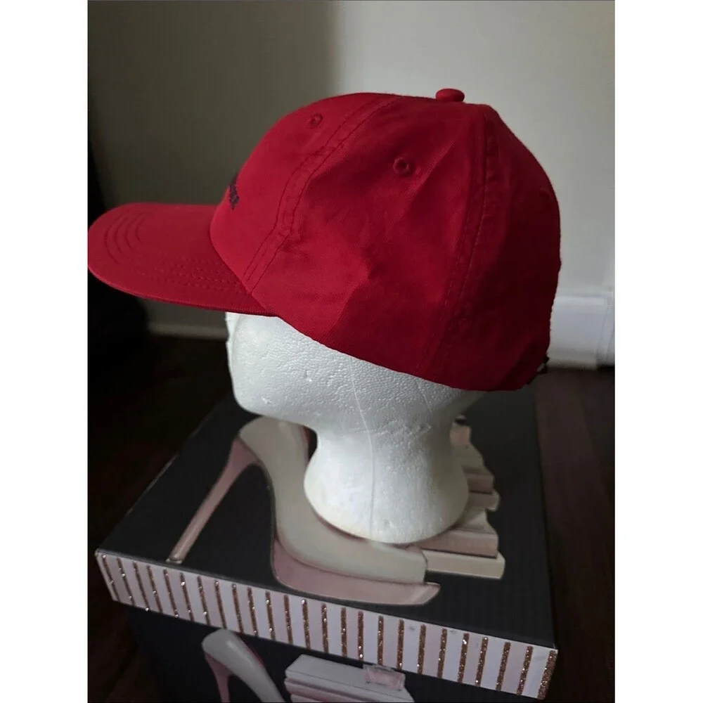 Tommy Hilfiger Red Logo Baseball Cap with Flag Detail